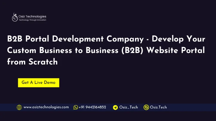 B2B Portal Development B2B Portal Development