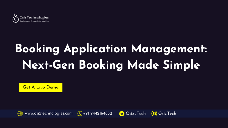 Booking Application Management Booking Application Management